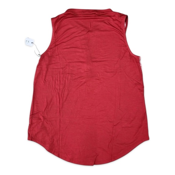 NWT Velvet by Graham & Spencer Suri Blouse in Red - Picture 2 of 7